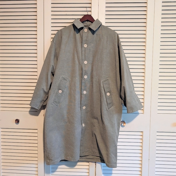 Rudy Jude Jackets & Blazers - NWOT Rudy Jude Grosgrain Trench in Sage | Size S